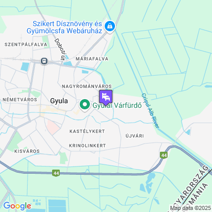 Amália Apartman a térképen